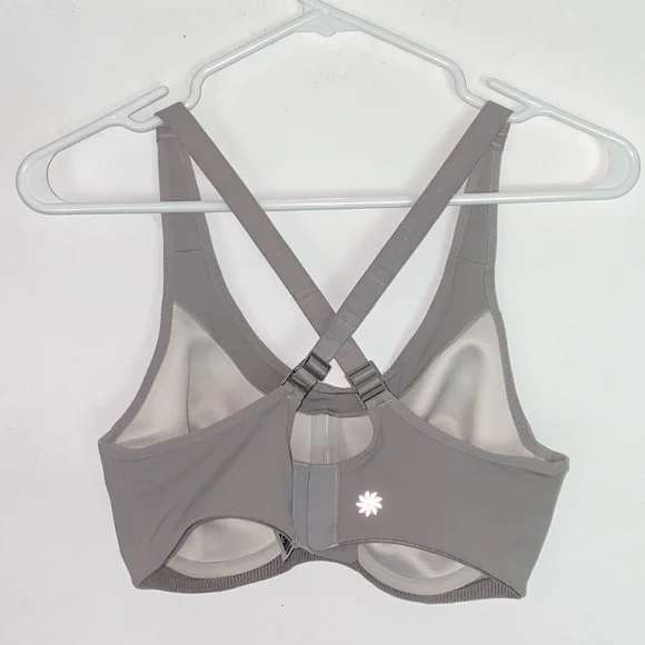 Athleta Gray Sports Bra - Picture 4 of 16